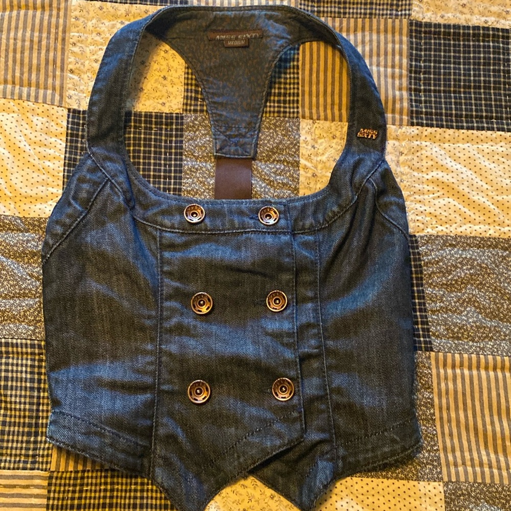 Size medium Miss Sixty denim vest